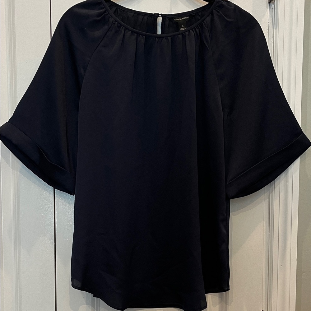 Banana Republic Midnight Blue Blouse